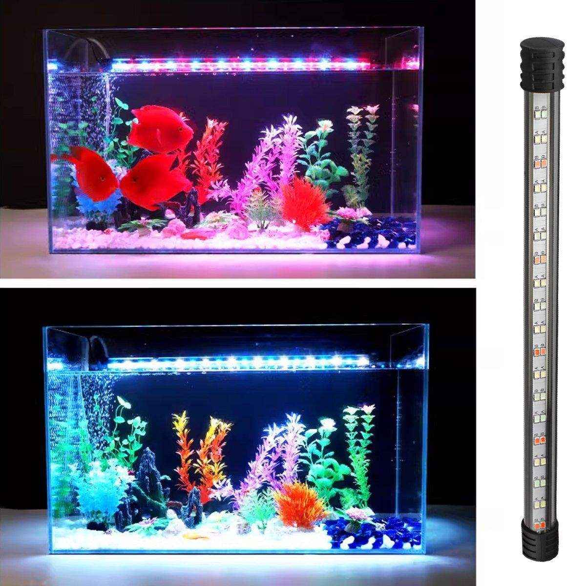 LED Aquarium Light Adjustable Fish Tank Lighting with 3 Modes