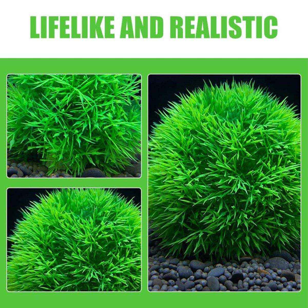 Artificial Aquarium Plants Lifelike Artificial Aquarium Grass Balls