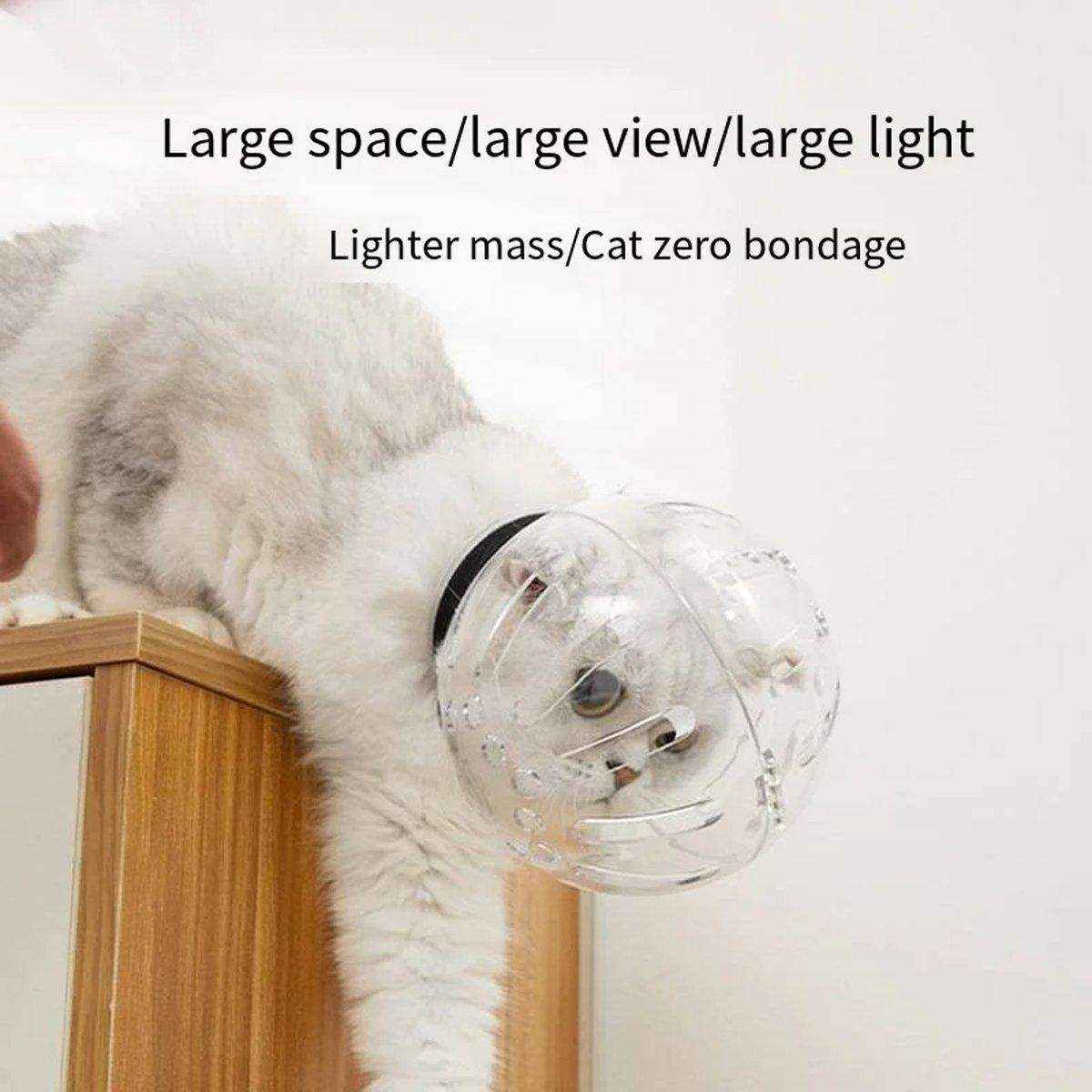 Cat Space Hood Pet Products Injection Anti-bite Breathable Headgear Elizabeth Collar