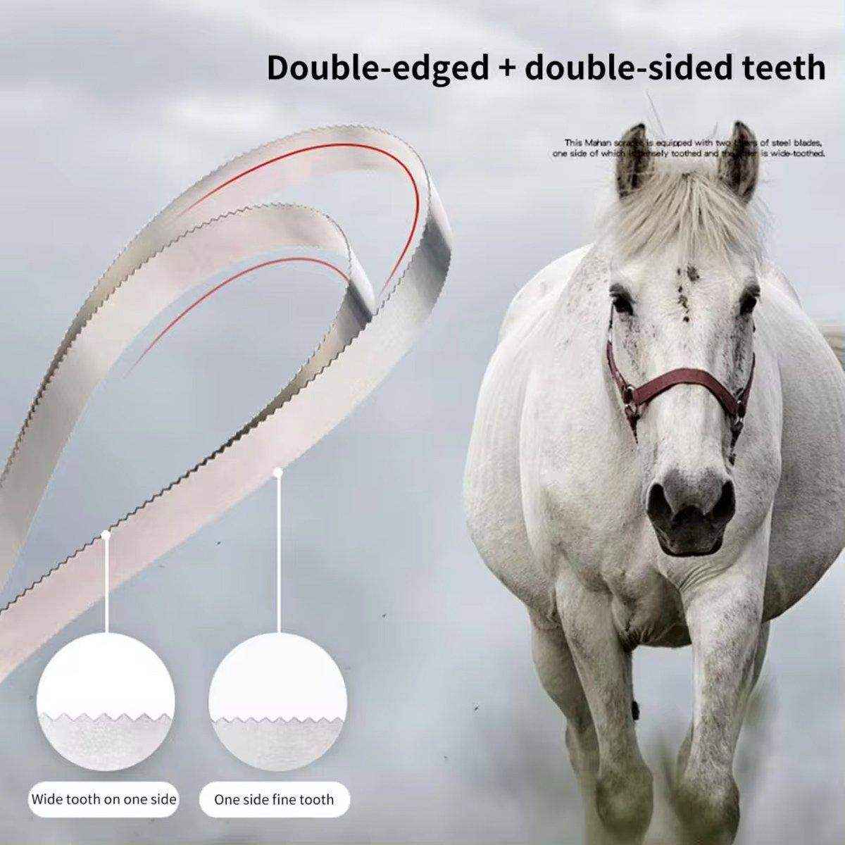 Effective Horse Shedding Blade for Grooming Loose Hair & Dirt Removal