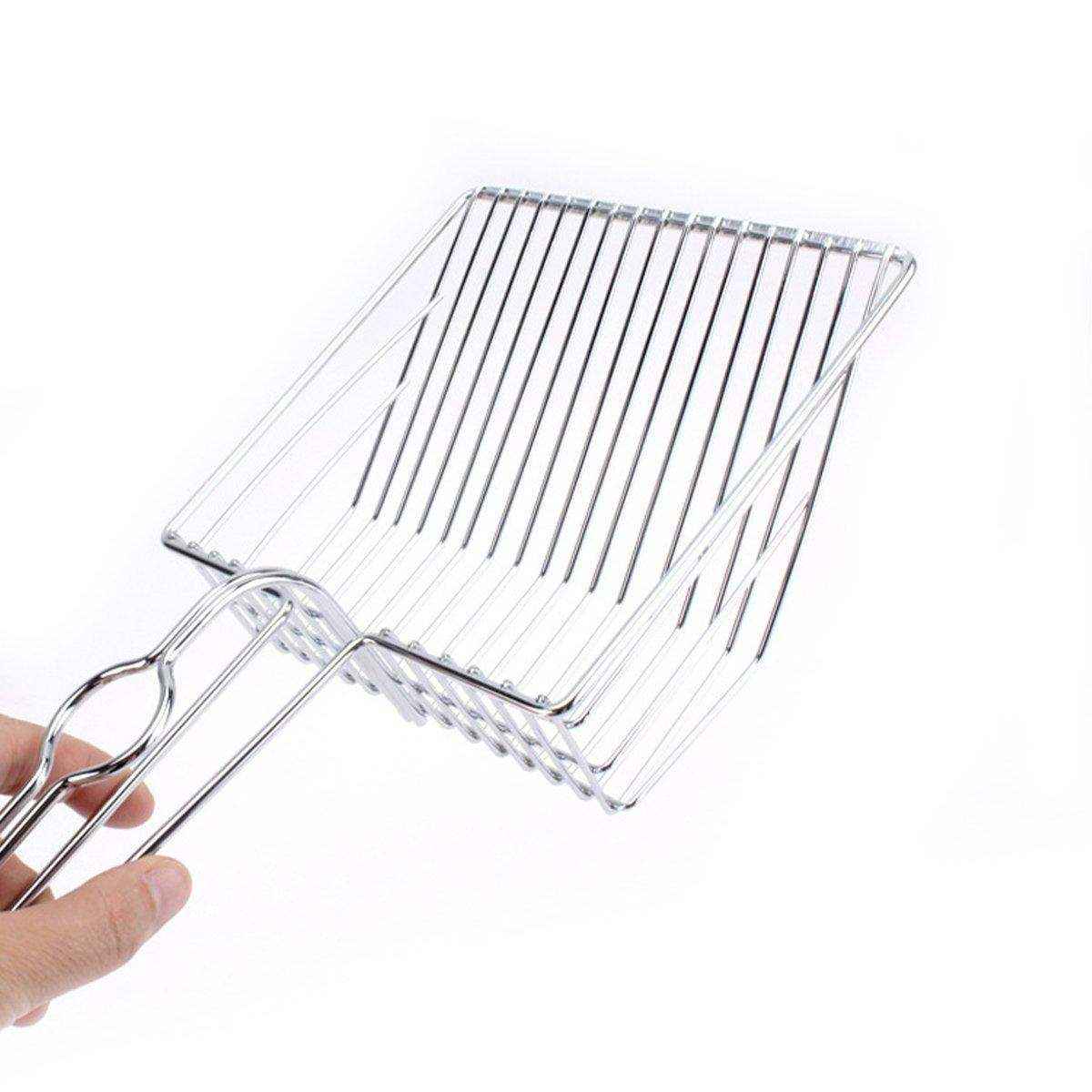 Durable Full Metal Cat Litter Scoop – Precision Sifting & Easy Cleaning