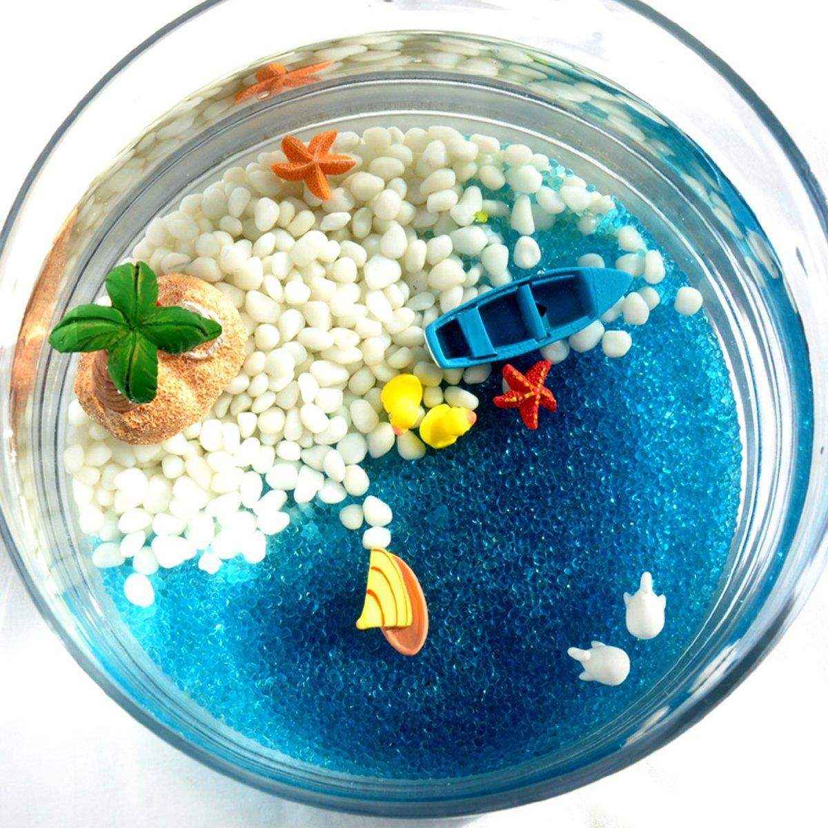 Fish Tank Bottom Sand Decorative Aquarium Stones for Freshwater & Saltwater