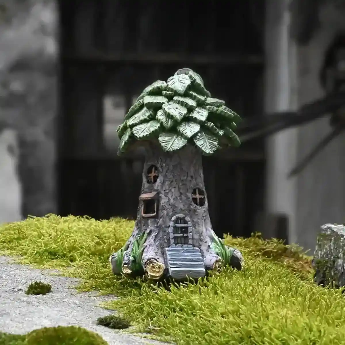 Resin Small Green Tree for Aquariums & DIY Landscapes Realistic Decoration