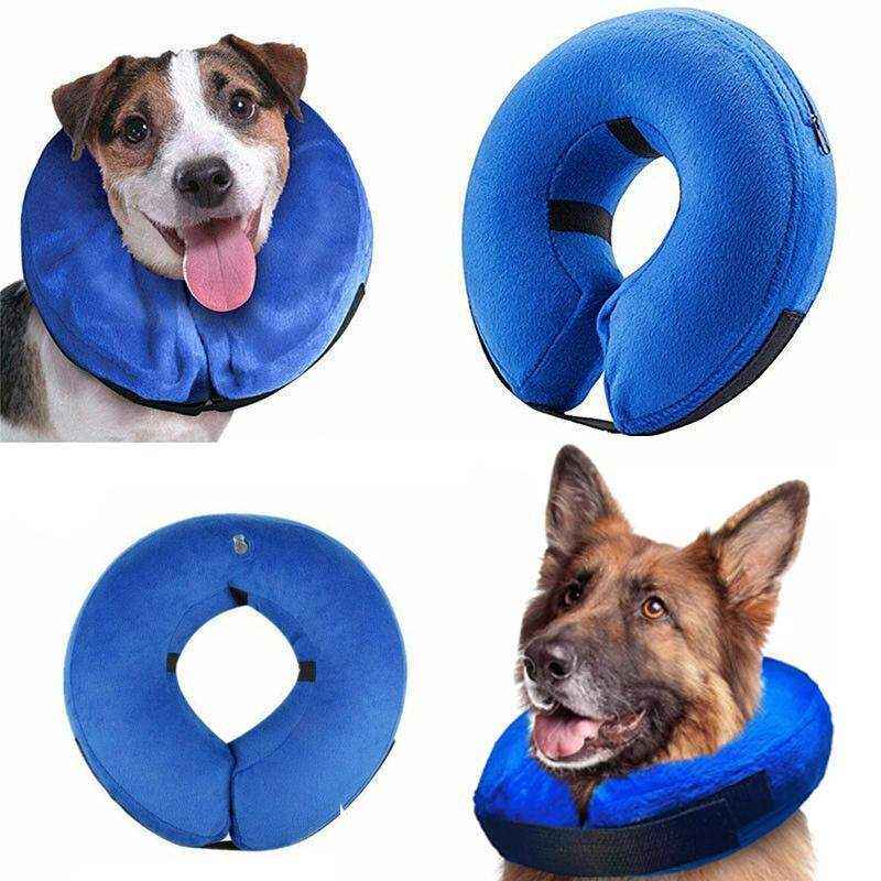 Inflatable Pet Healing Collar - Dog & Cat Medical Protective Cone Jackets