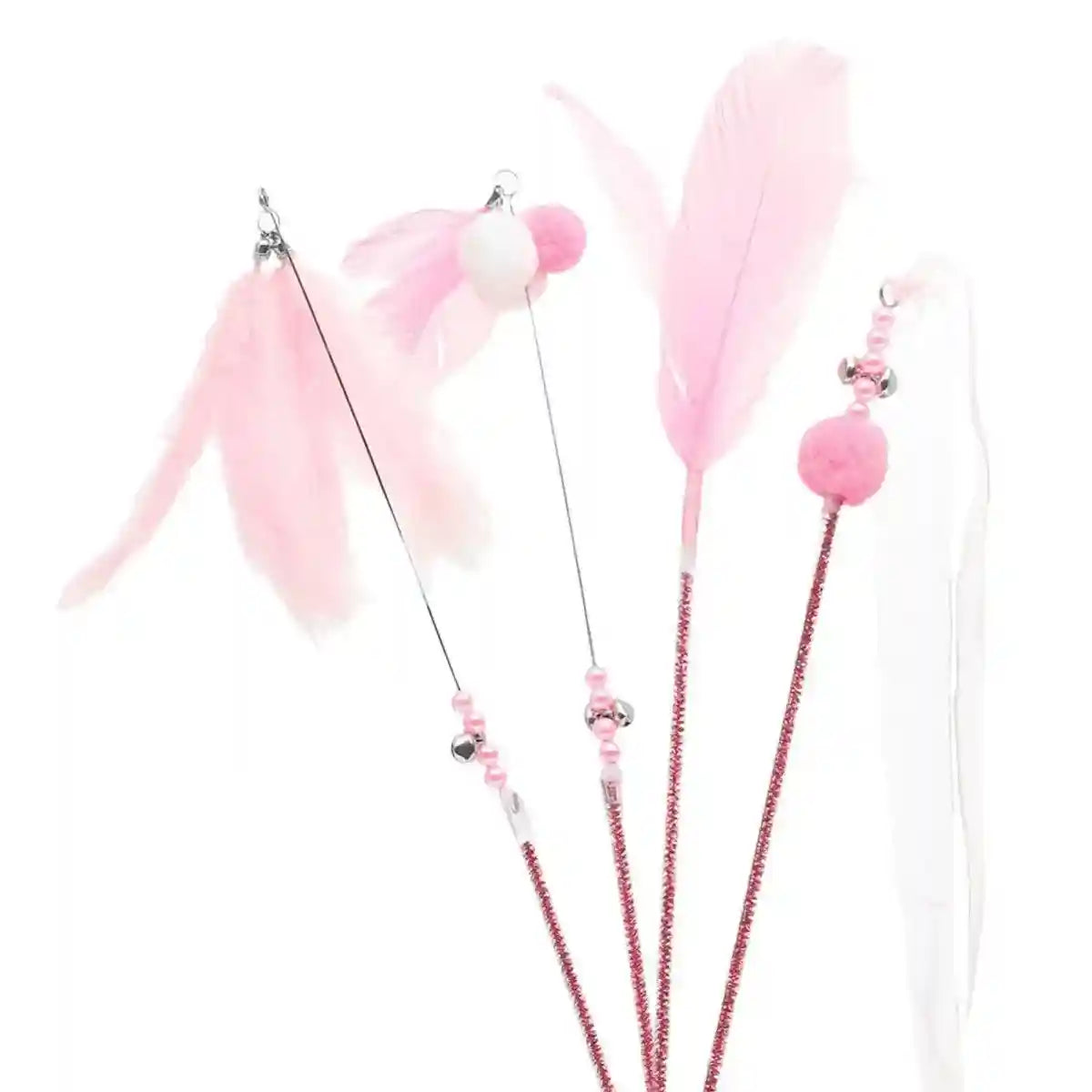 Pet Supplies Cat Toy Cat Tease Stick Self-playing Bell Fairy Stick