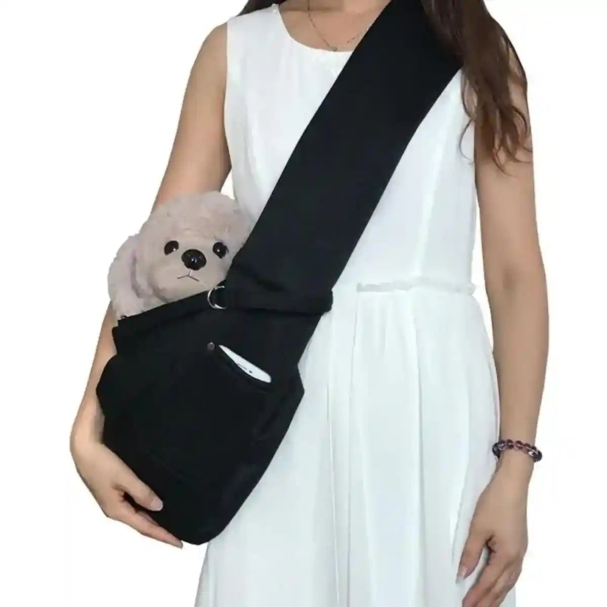 Comfortable Dog Sling Carrier for Small and Medium Pets