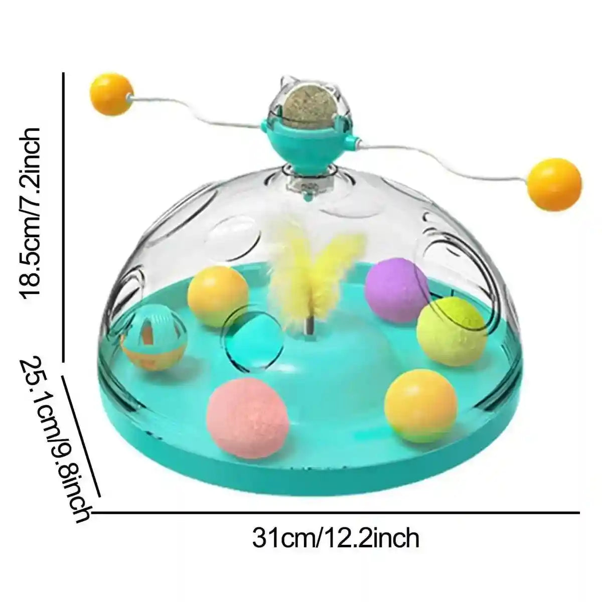 Interactive Windmill Catnip Toys for Indoor Cats Engaging & Fun Playtime