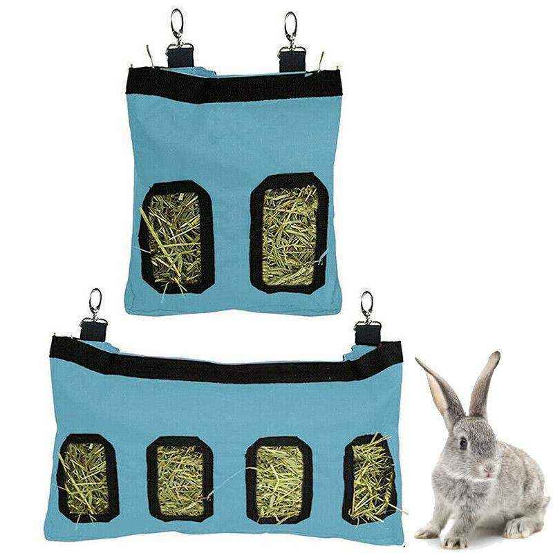 Efficient Rabbit Hay Feeder Bag for Tidy Feeding