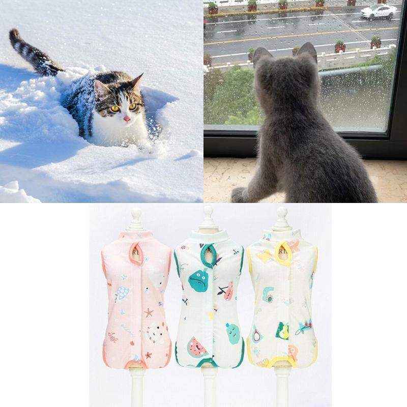 Pet Cat Recovery Suit-Surgical Jumper