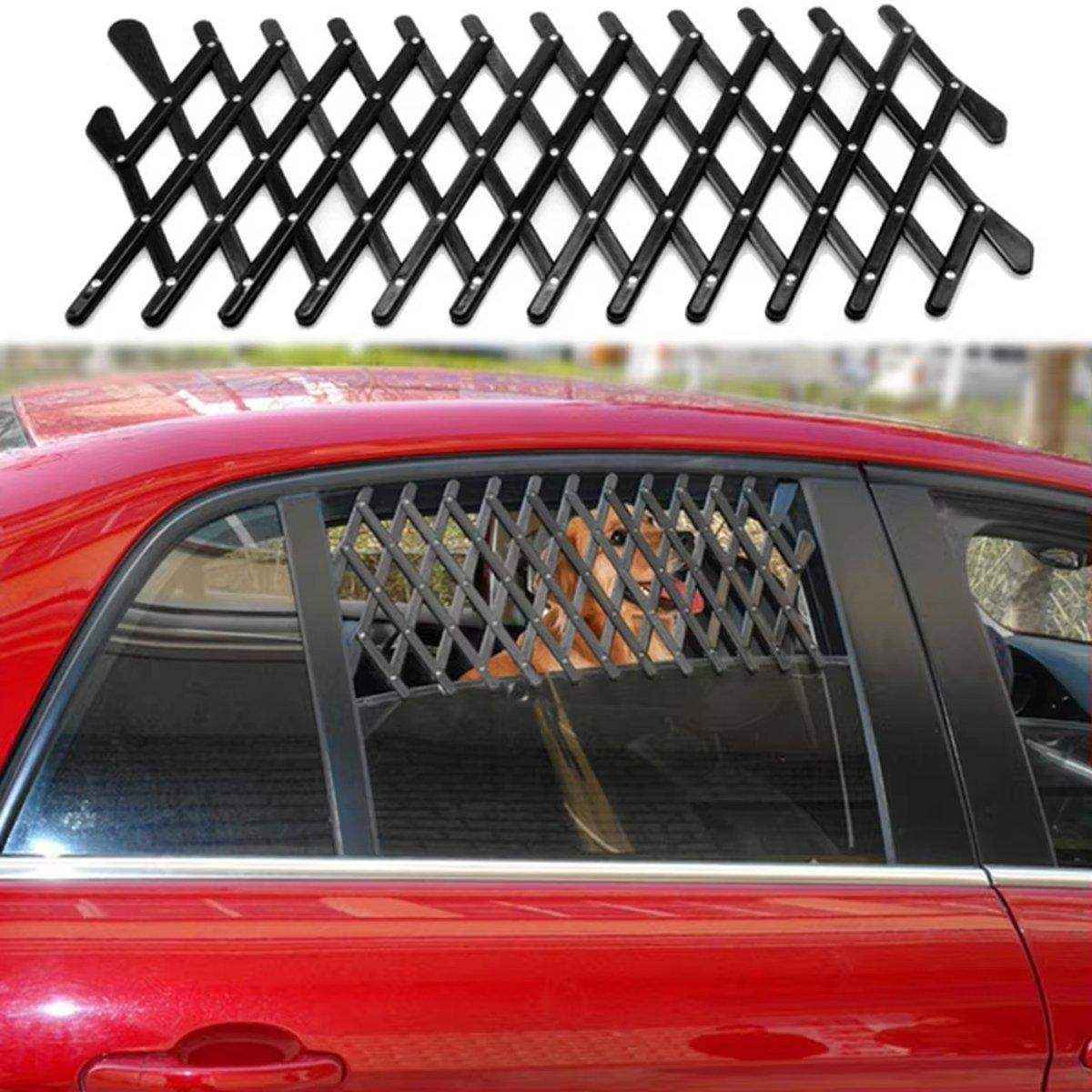 Car Window Guard Dog Cat Out Retractable Fence Pet Guard