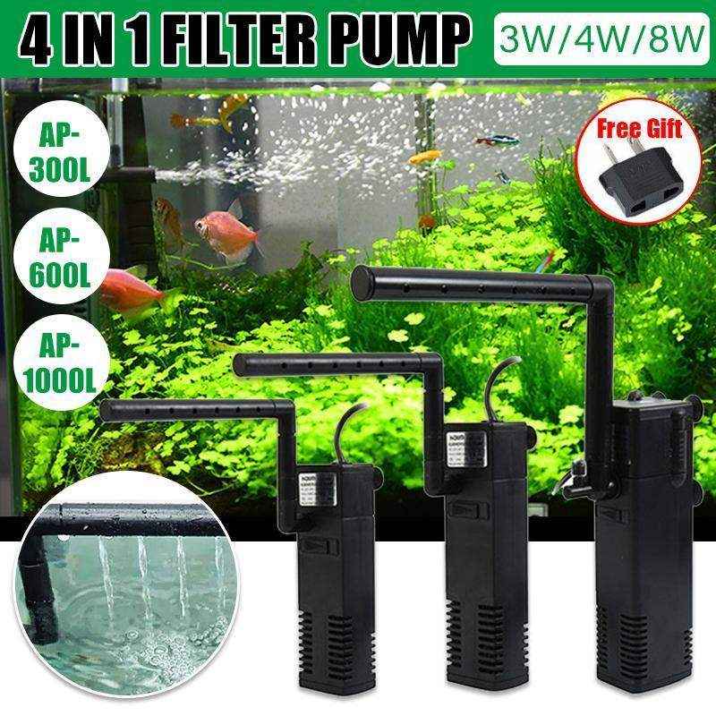 Powerful Internal Fish Tank Filter Submersible Filtration System with Oxygenation