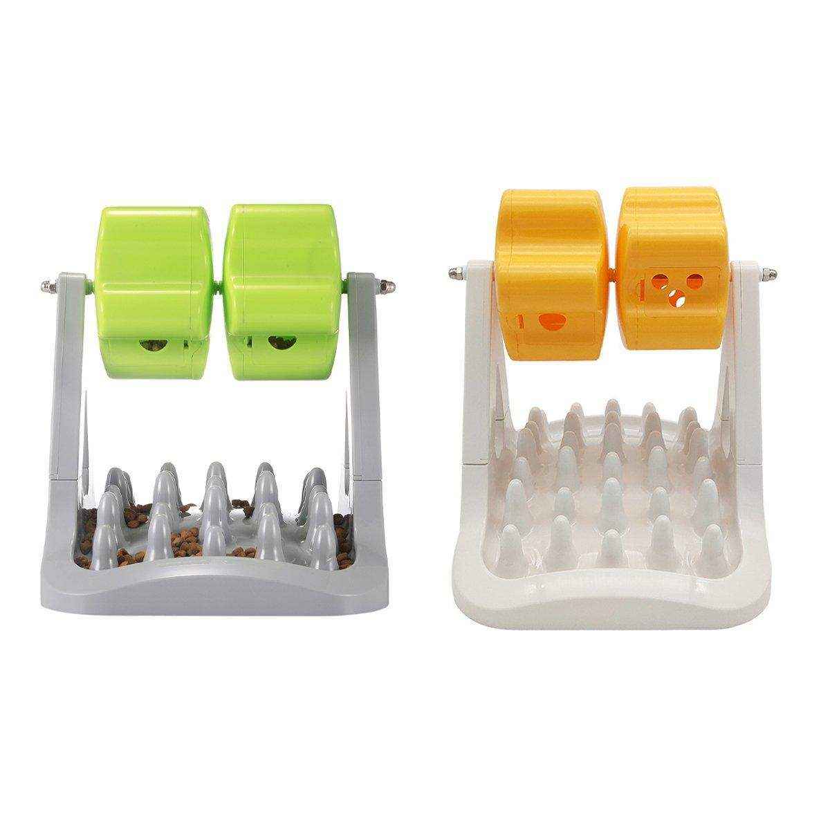 Interactive Pet Food Dispensing Roller Toy Slow Feeder for Dogs & Cats