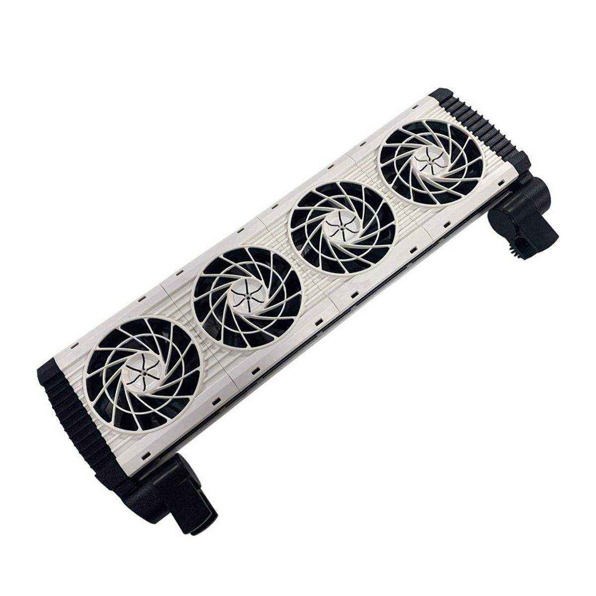 Mini Aquarium Cooling Fan for Fish Shrimp Tanks Quiet Temperature Control