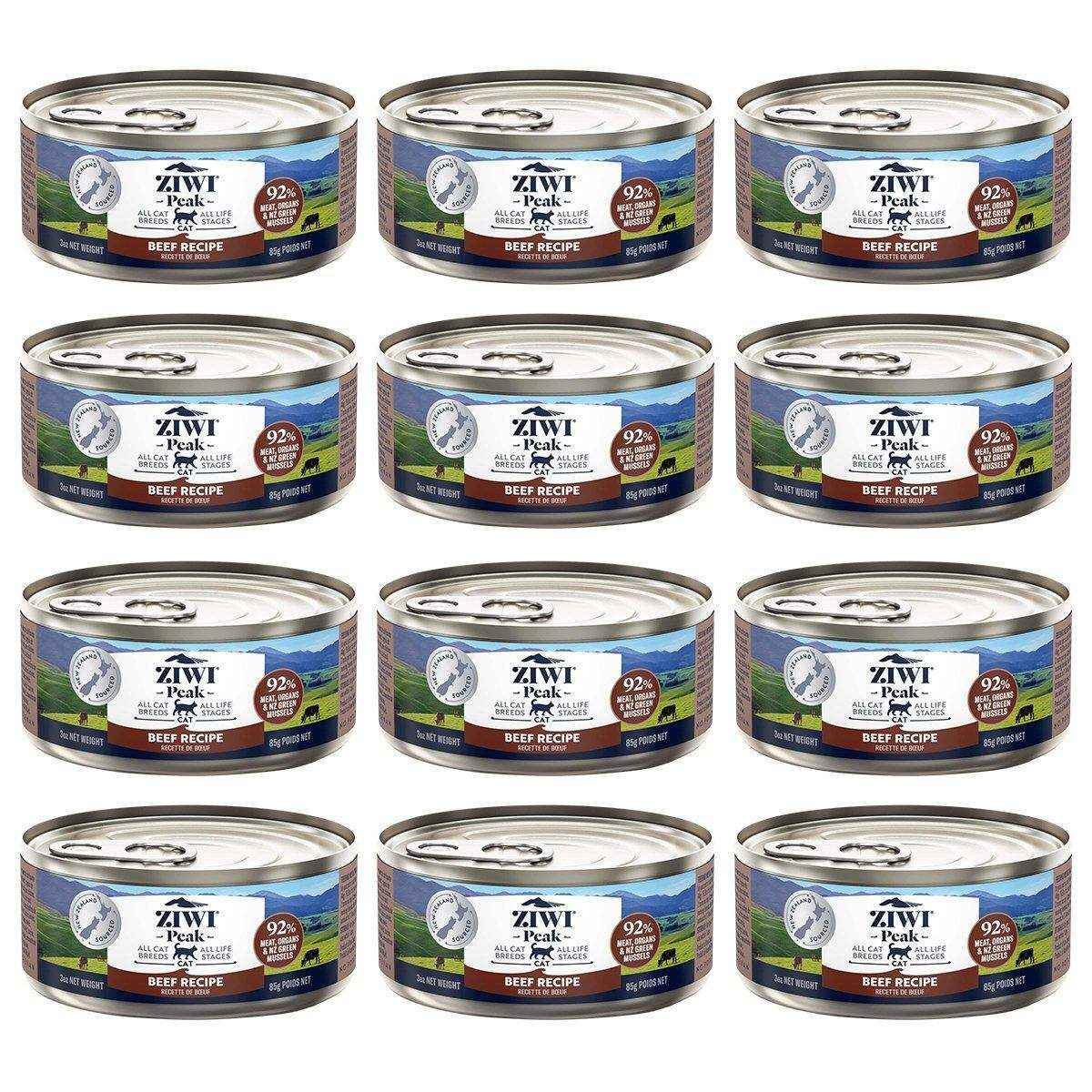 ZIWI Peak Cat Can Beef | Best Wet Cat Food Australia | 85g,185g