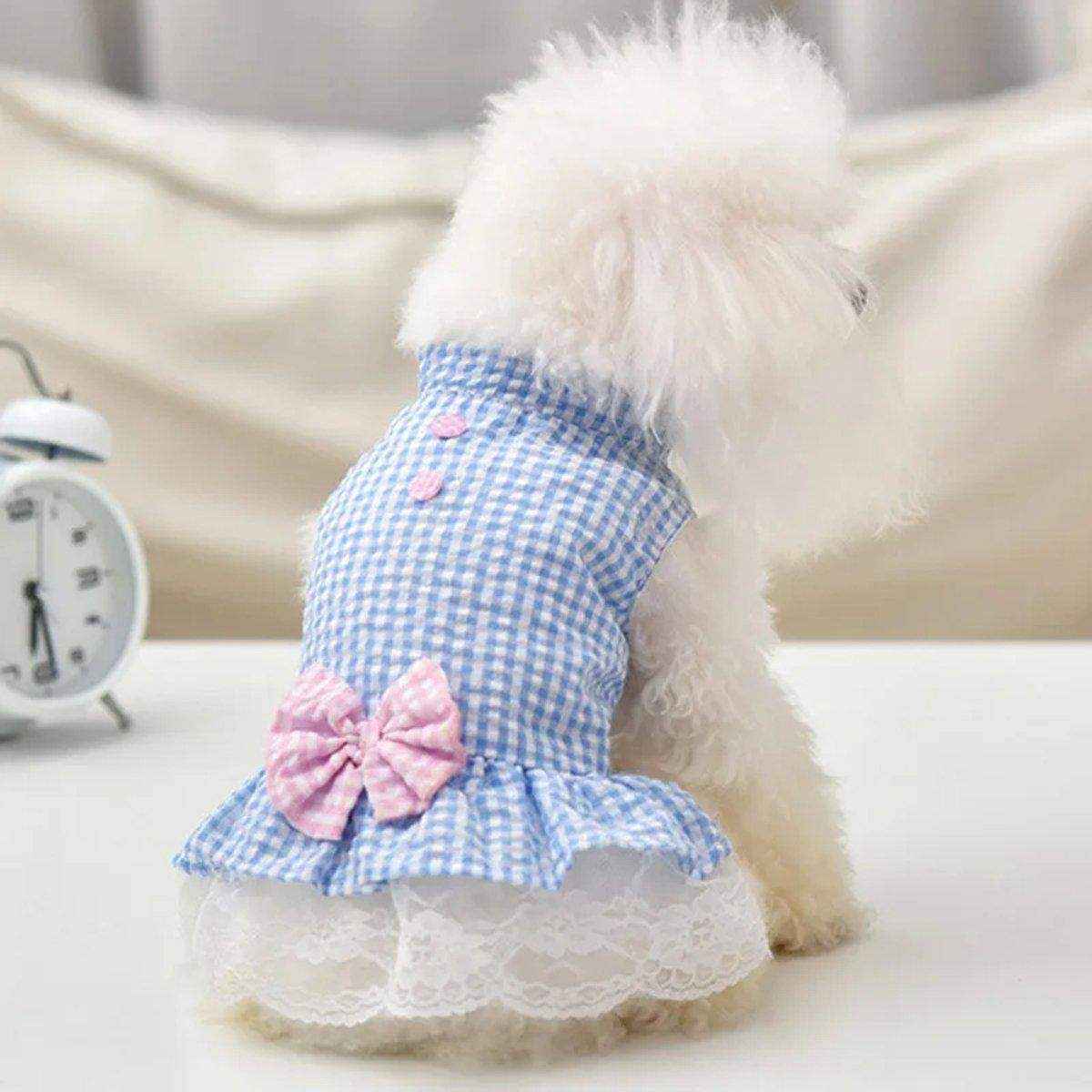 Cute Small Dog Dress Puppy Clothing Pet Apparel Fashion Outfit