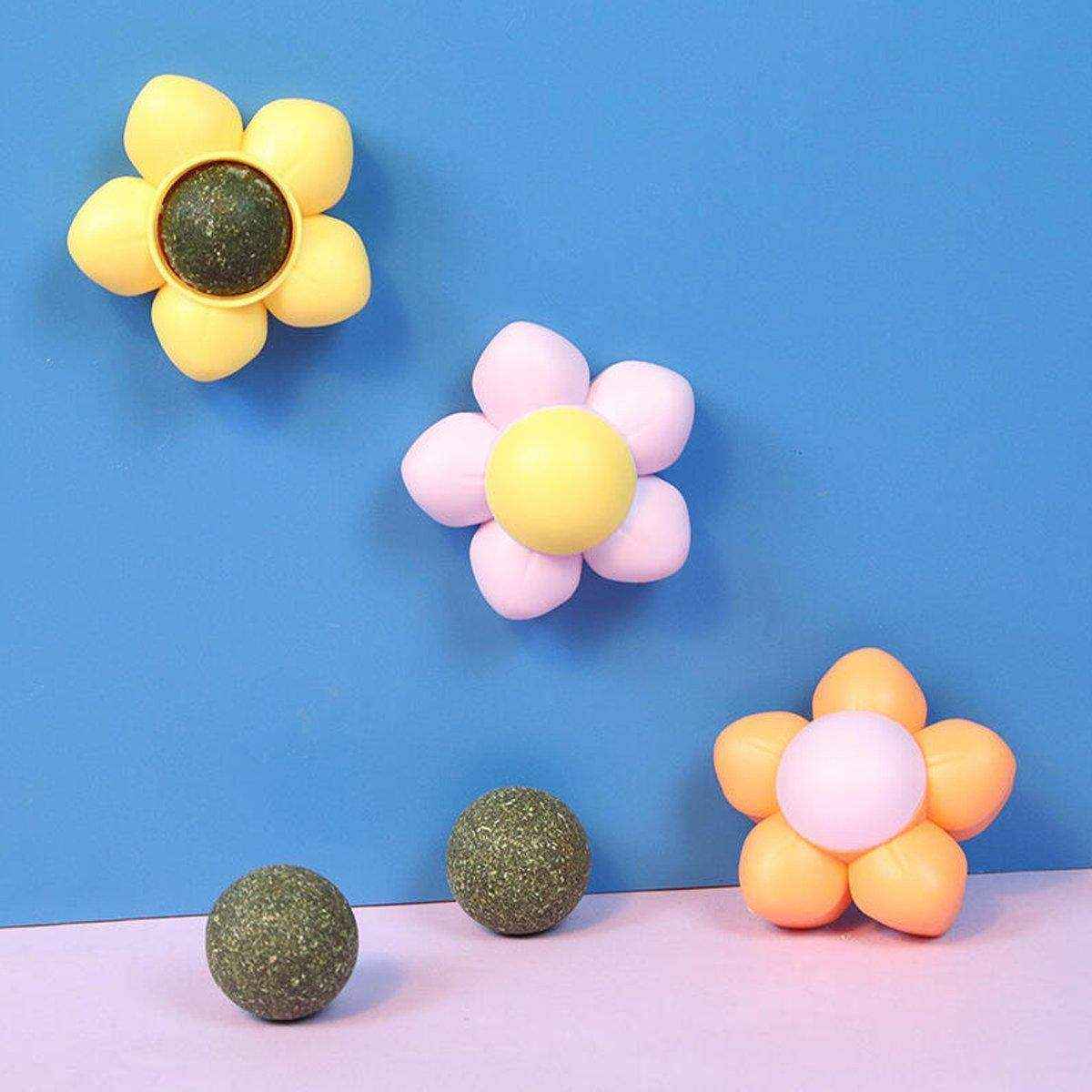 Catnip Ball Cat Toy Rotating Mint Ball Toy