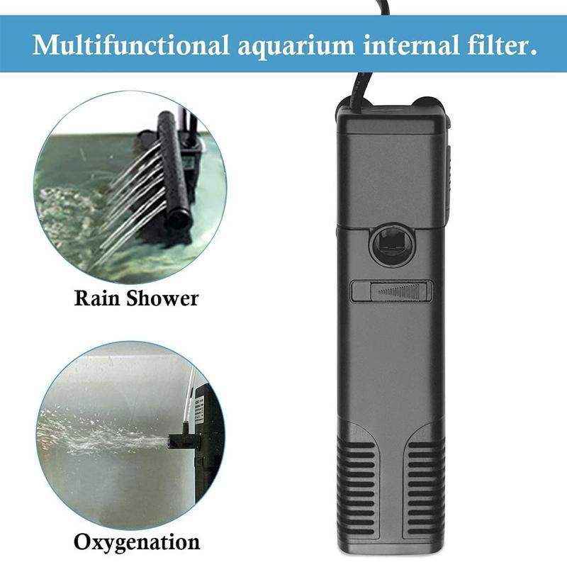Powerful Internal Fish Tank Filter Submersible Filtration System with Oxygenation