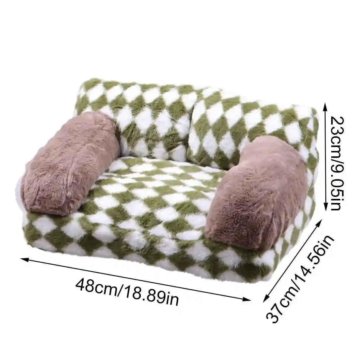 Orthopedic Cat & Dog Sofa Bed Supportive & Cozy Pet Couch