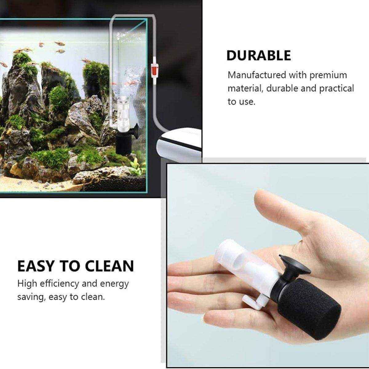 Compact Sponge Filters for Fish Tanks - Silent Internal Fish Tank Filter