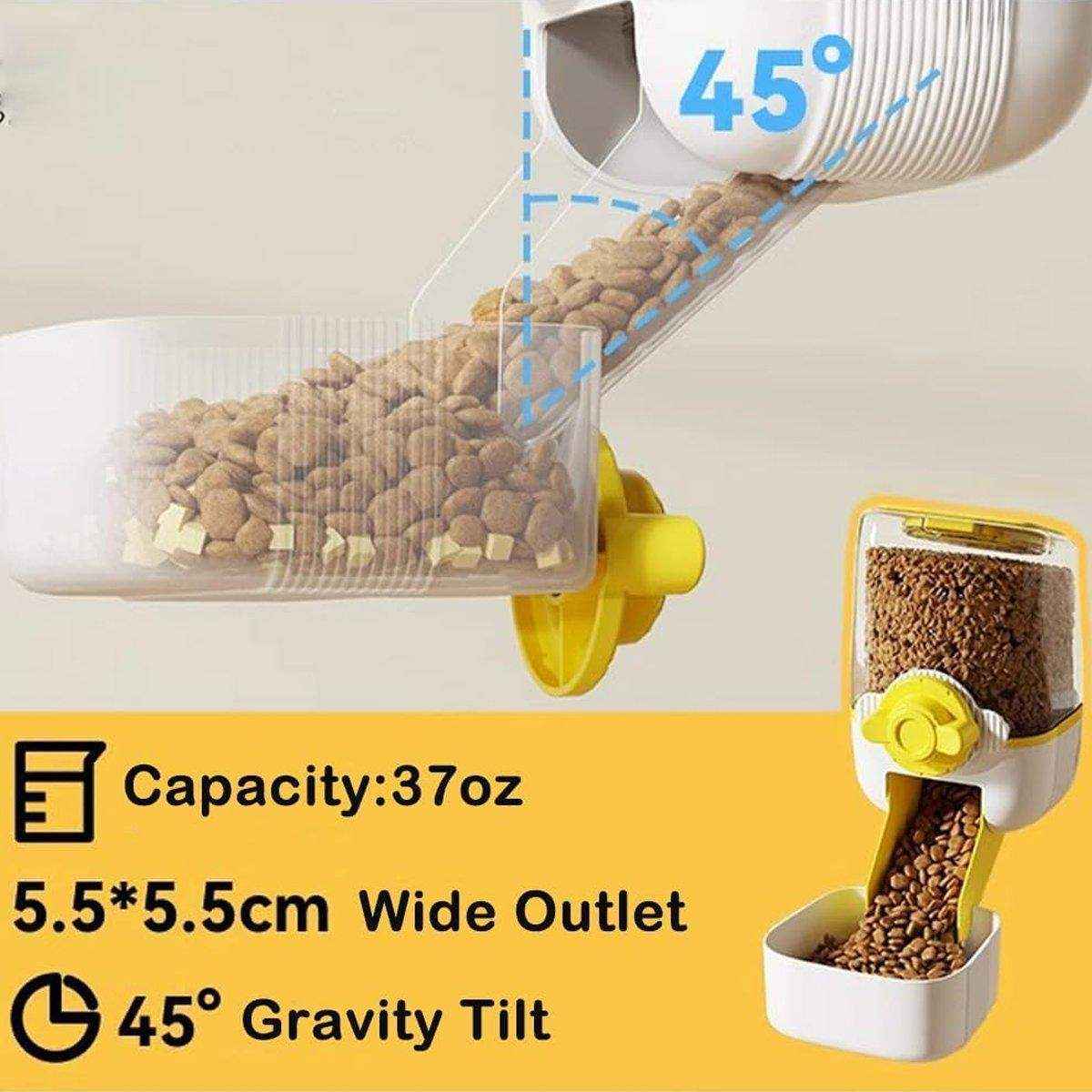 Automatic Pet Hanging Water and Food Feeder | Convenient & Durable