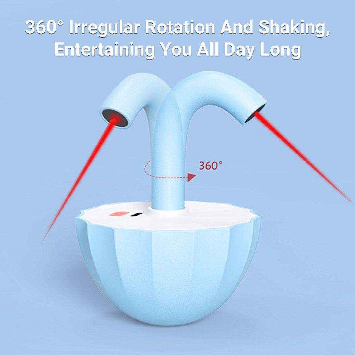 360° Rotating Umbrella Laser Pet Toy Interactive Cat Toy for Endless Fun
