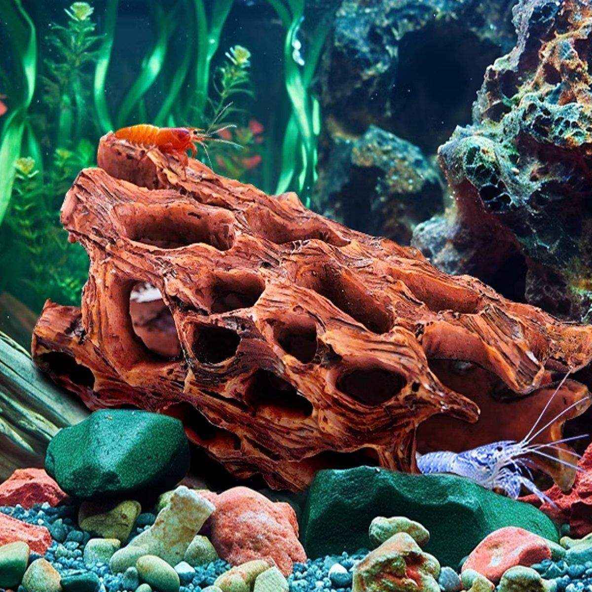 Creative Shrimp House Decoration Aquarium Castle Fish and Shrimp Escape Tank