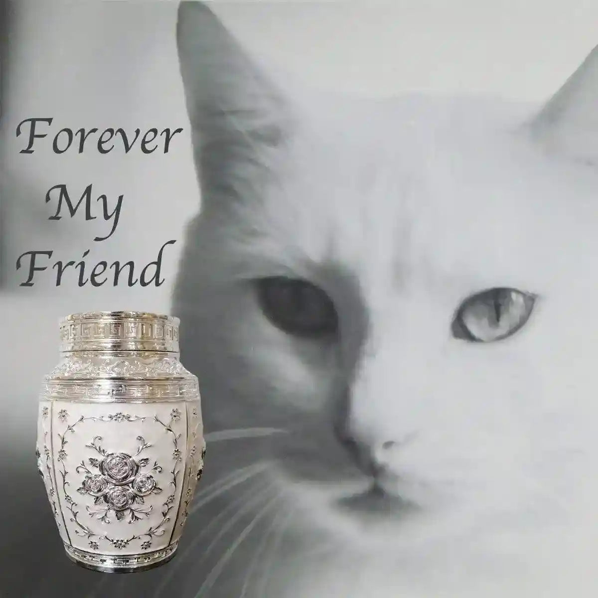 Elegant Sealed Memorial Urn Durable Alloy Keepsake Container