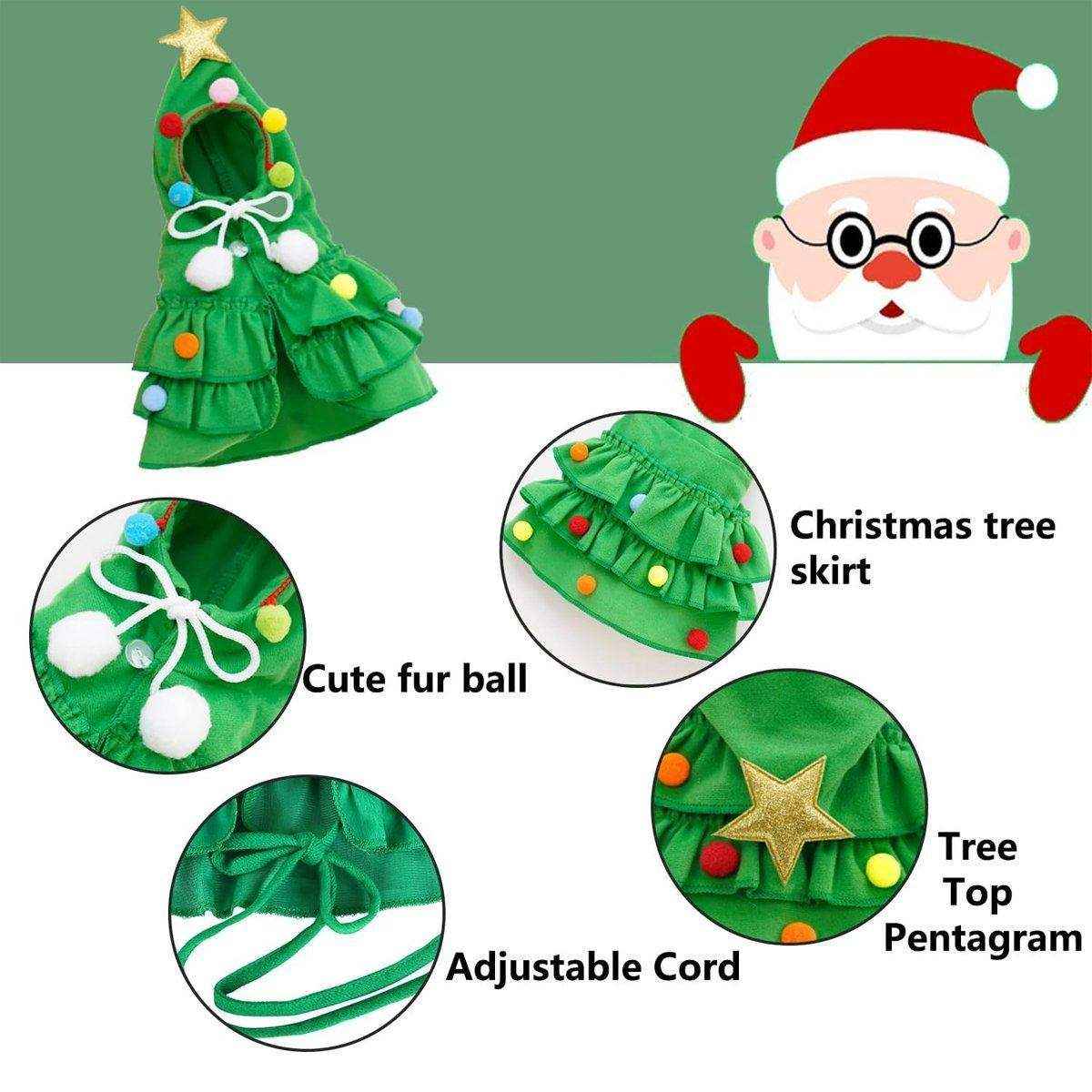 Christmas Pet Clothes Two-color Cape Pet Cape Shawl Dog Transformation Outfit