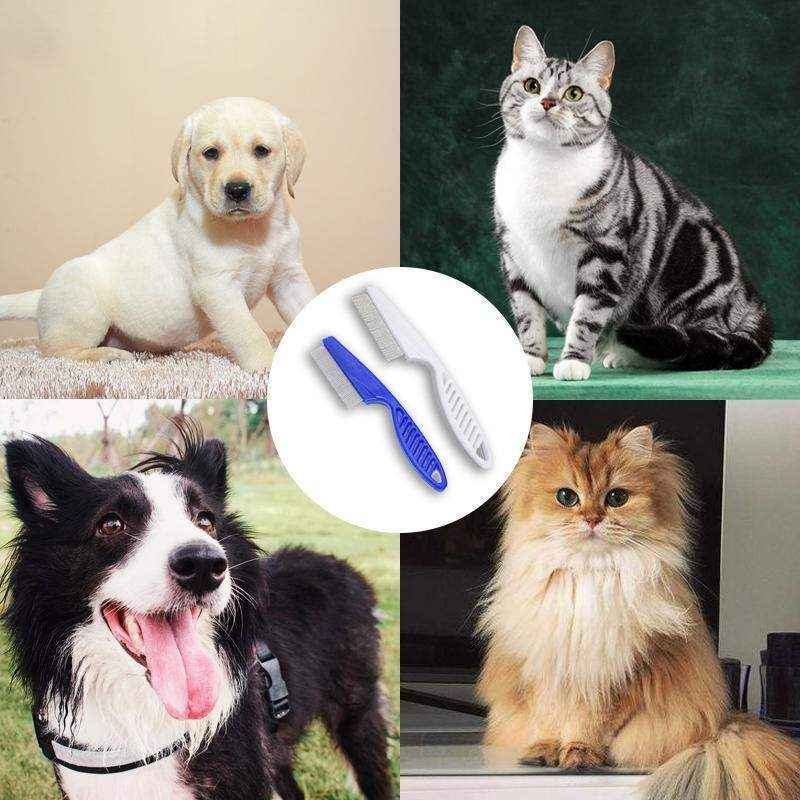 Premium Flea Comb for Dogs and Cats Effective Flea Removal Tool