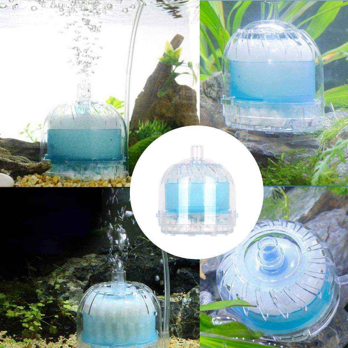 2pcs Aquarium Internal Fish Tank Filter Efficient Filtration & Oxygen Pump