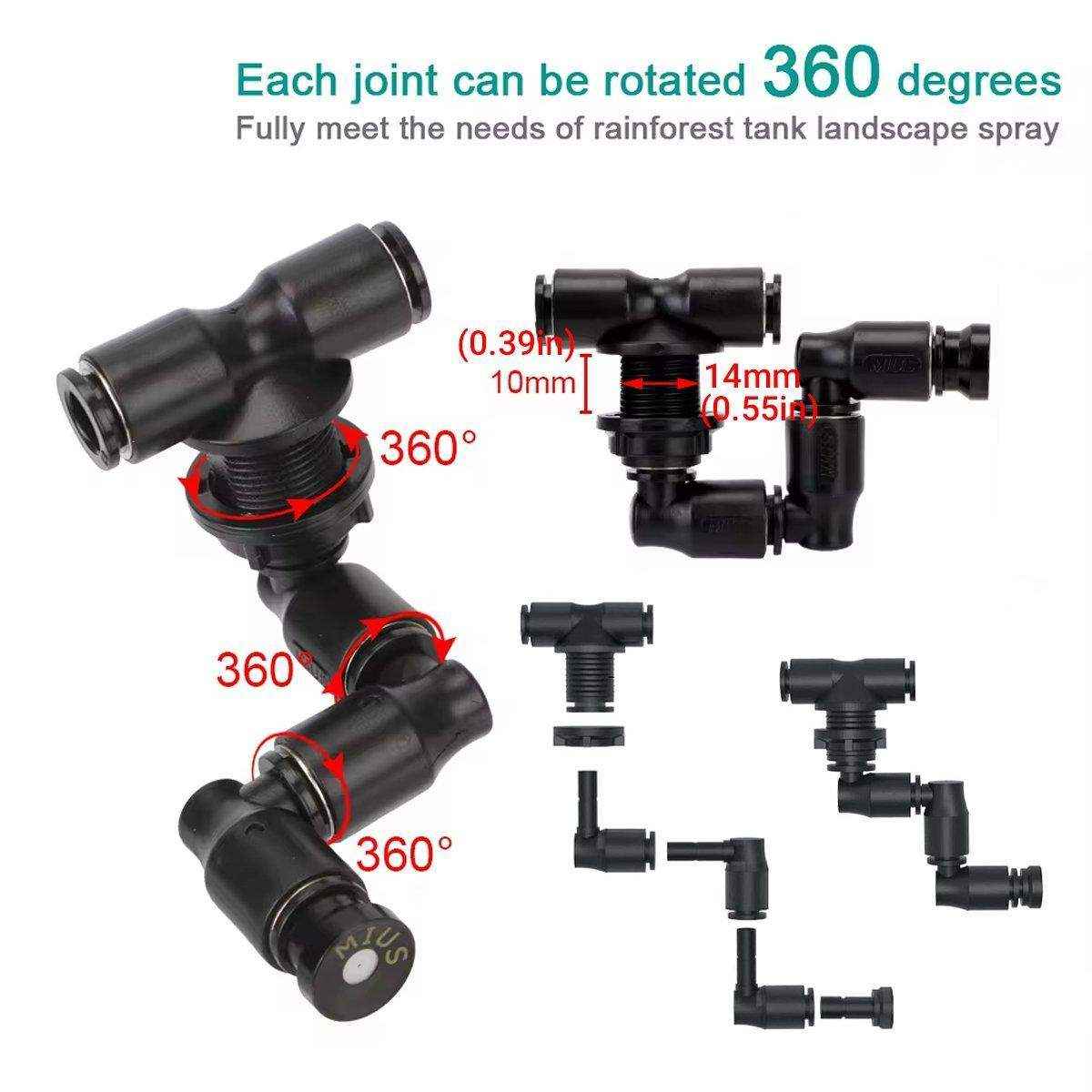 Reptile Pet Keeping Ecological Landscape Rainforest Tank Spray Atomization Spray Small Bone Spray