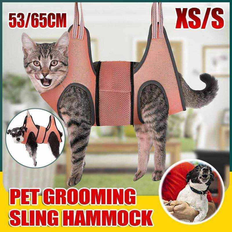 Stress-Free Trimming for Cats and Small Pets with Pet Grooming Hammock