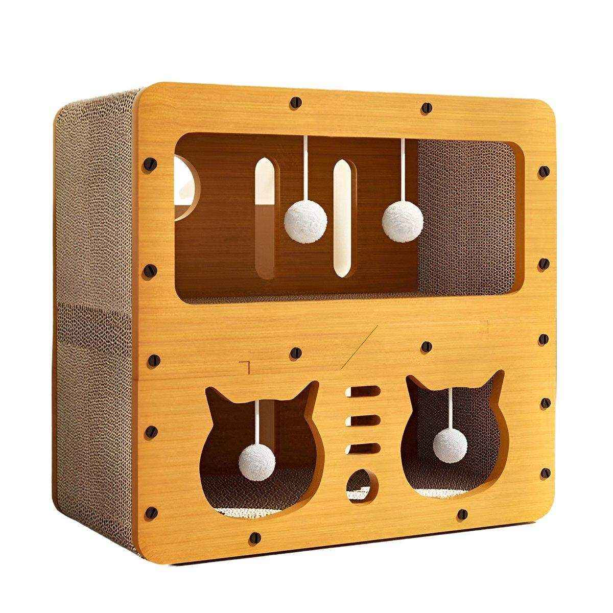 Wear-resistant Cat Scratch Board House Cat Climbing Tower Toy Nest