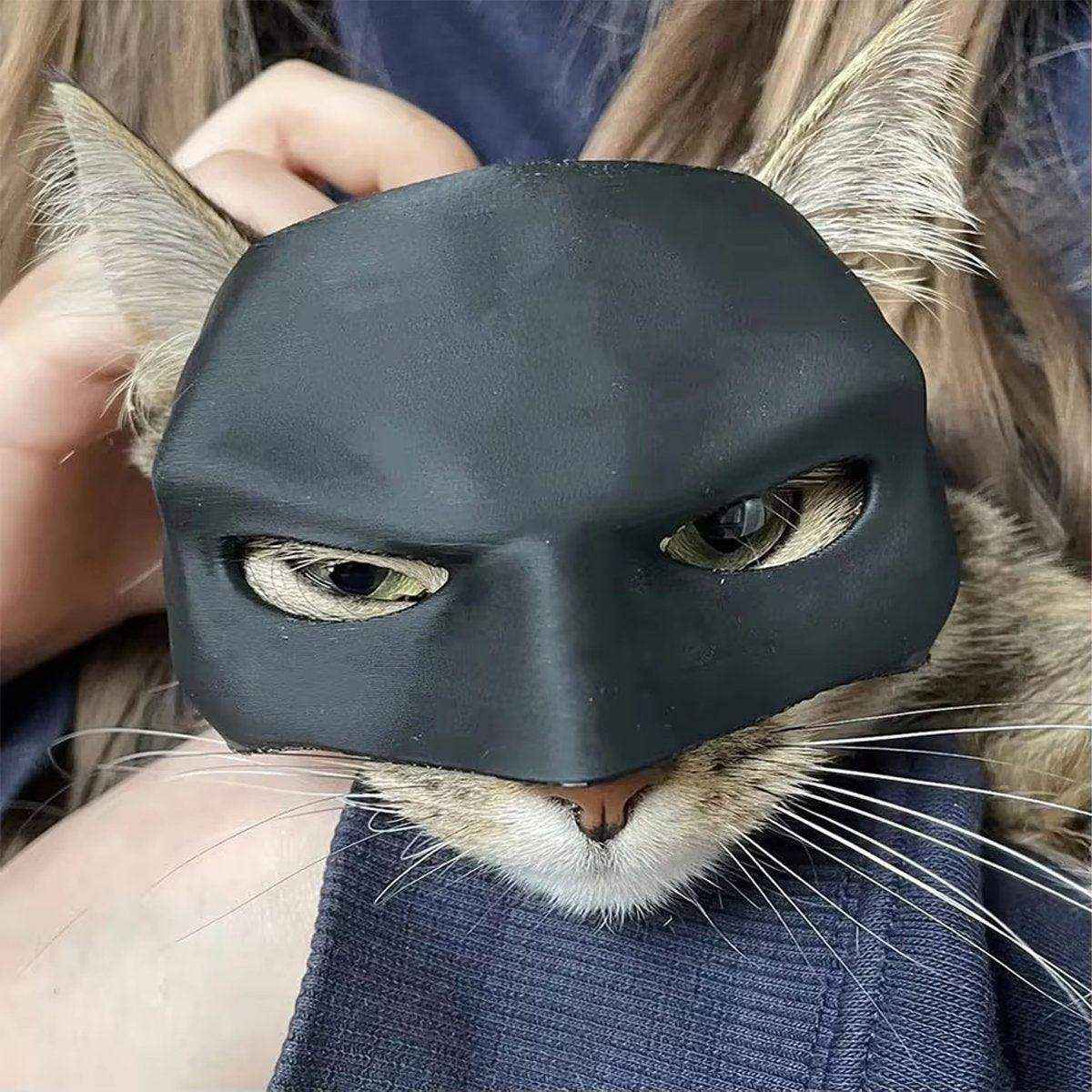 Halloween Bat Mask Cat Mask Pet Costume Accessories
