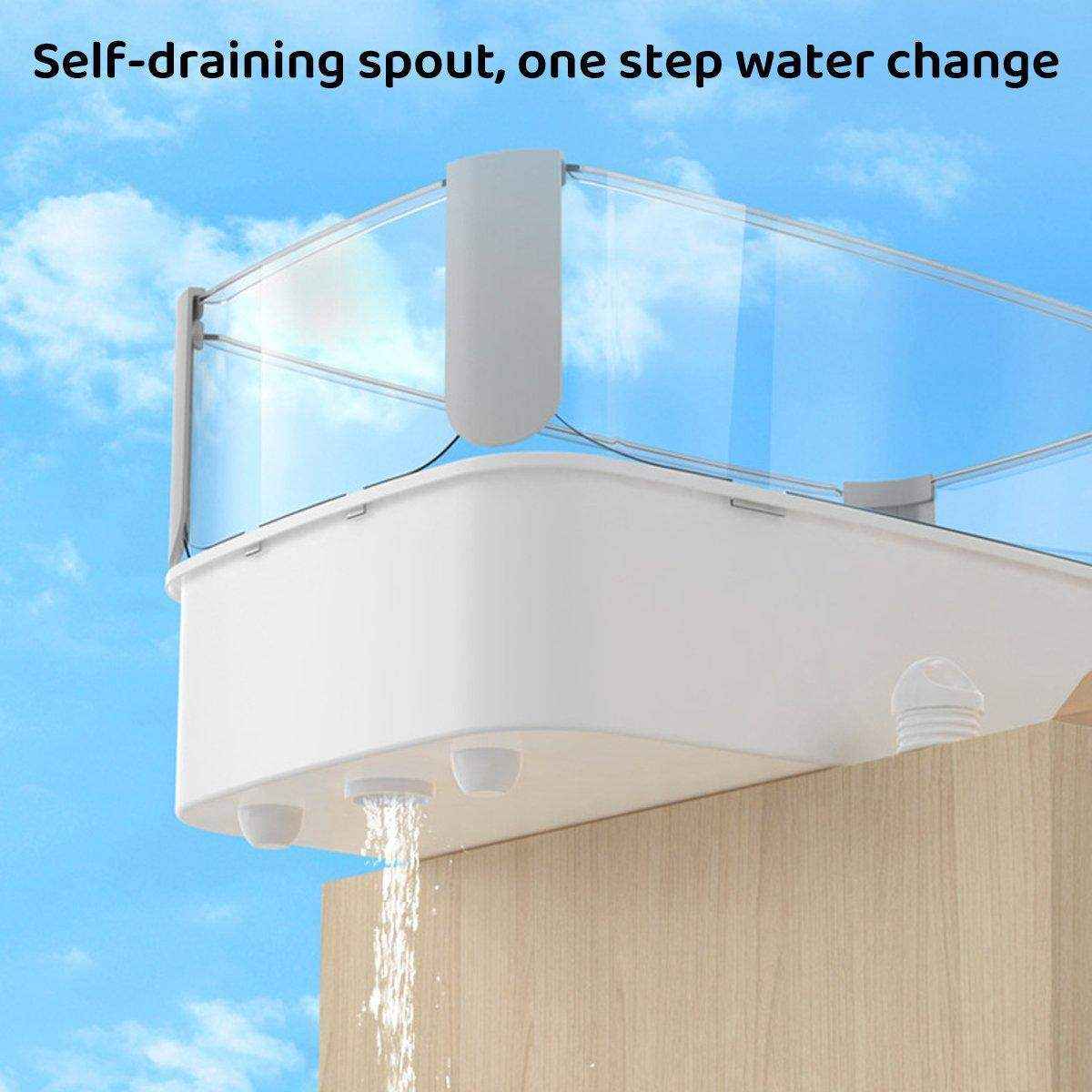 Luxury Turtle Tank - High-Walled Amphibious Habitat