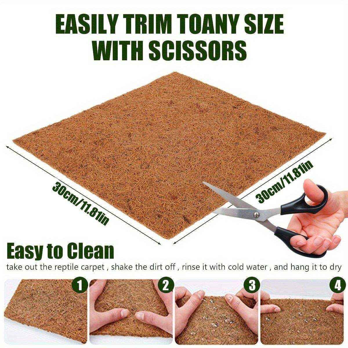 10pcs Natural Coconut Chicken Nest Pad Soft & Hygienic Nesting Liner