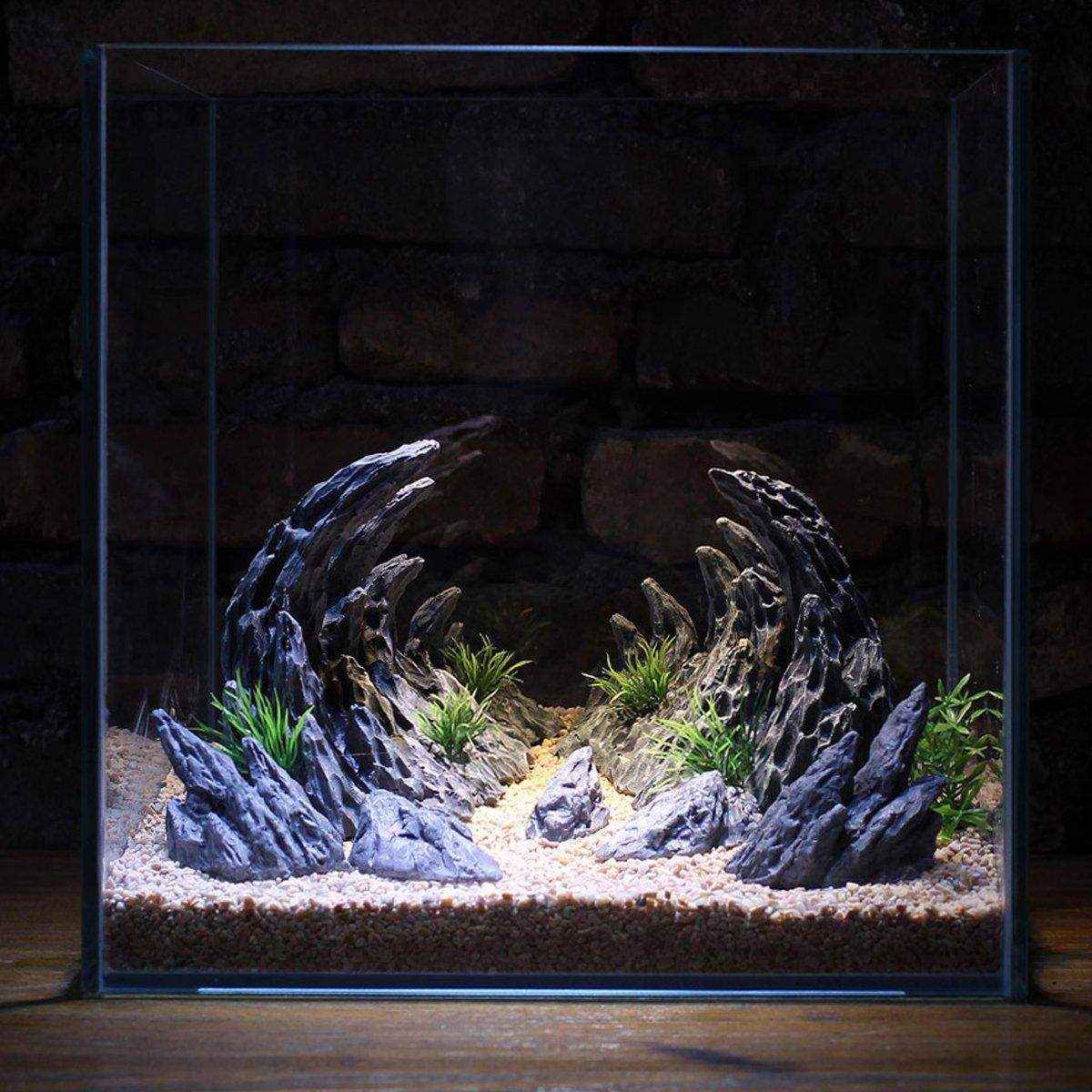 Dragon Stone Aquarium Rocks for Aquascape Resin Decorative Ornament