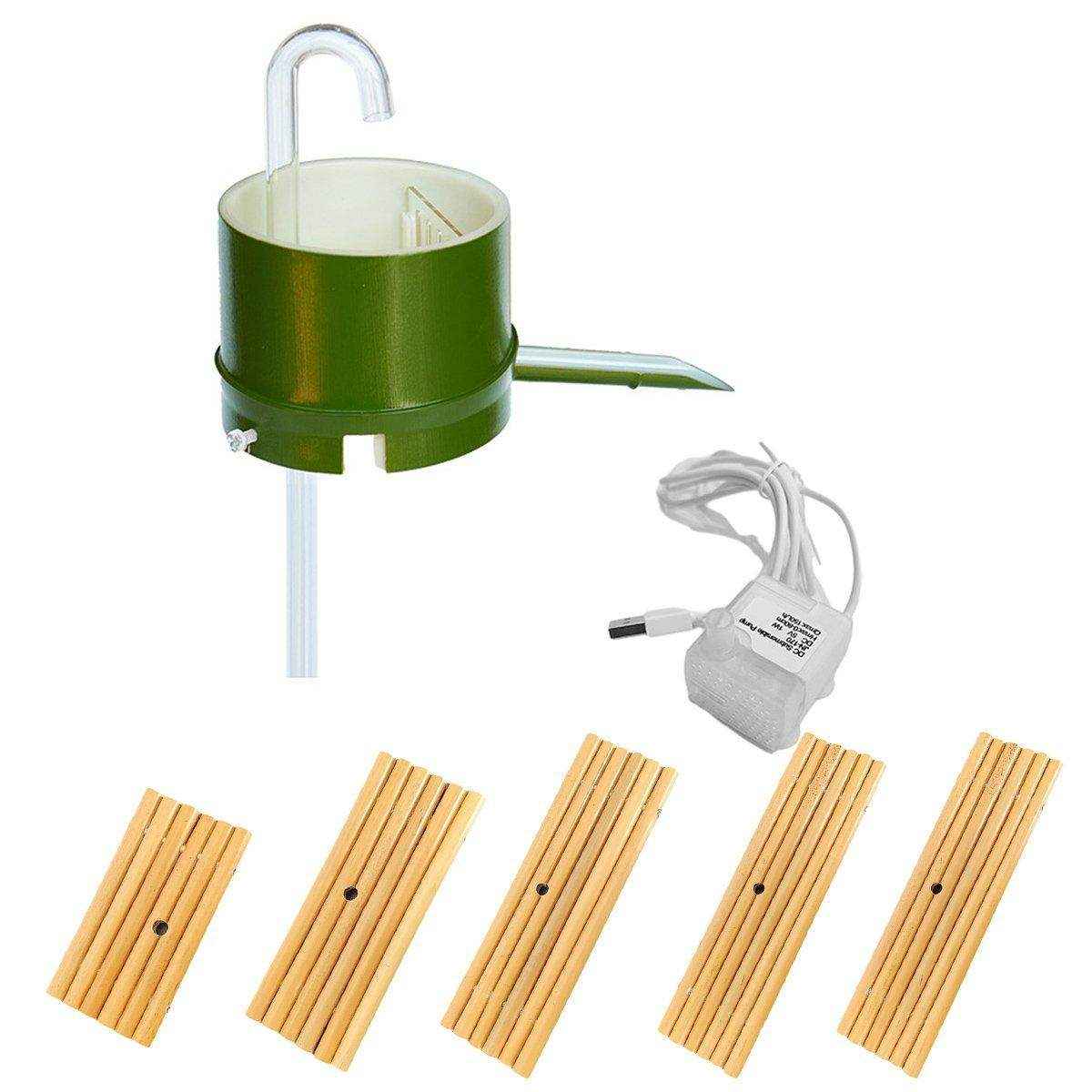 Bamboo Tube RackType Fish Tank Filter External 3in1 Water Filter Aquarium Filter