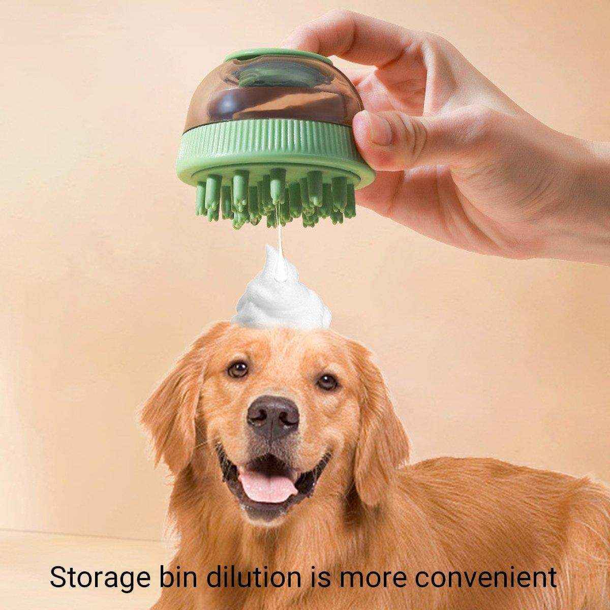 Pet Space Capsule Shower Brush Cat Dog Bath Massage Brush