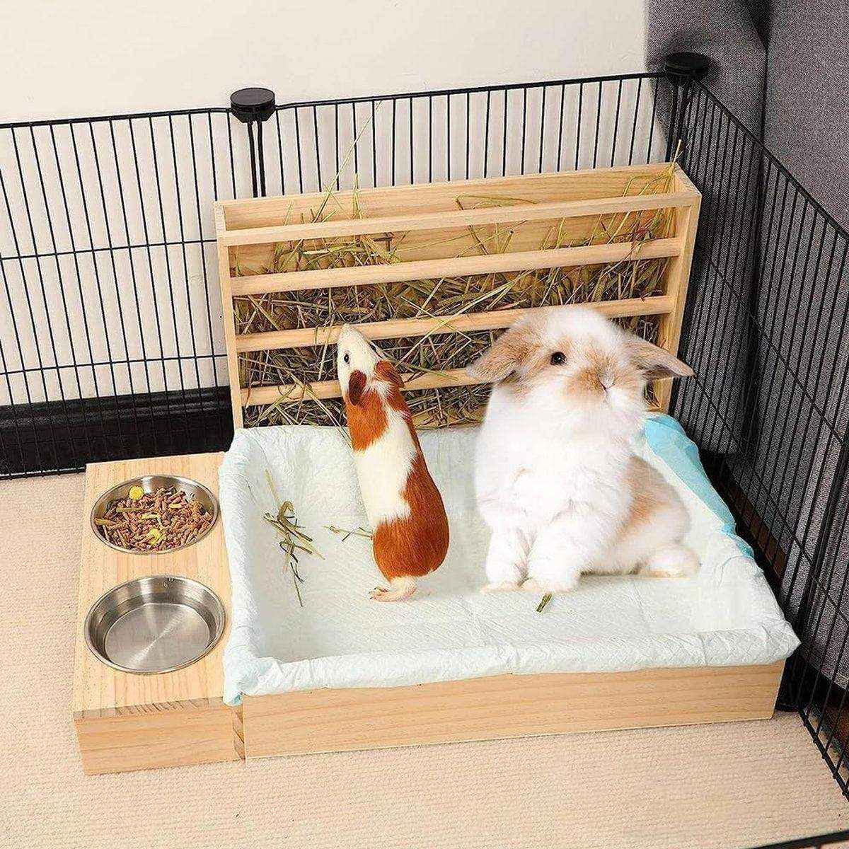 Rutin Small Animal Cage Durable Enclosure for Rabbits Quails & Hamsters