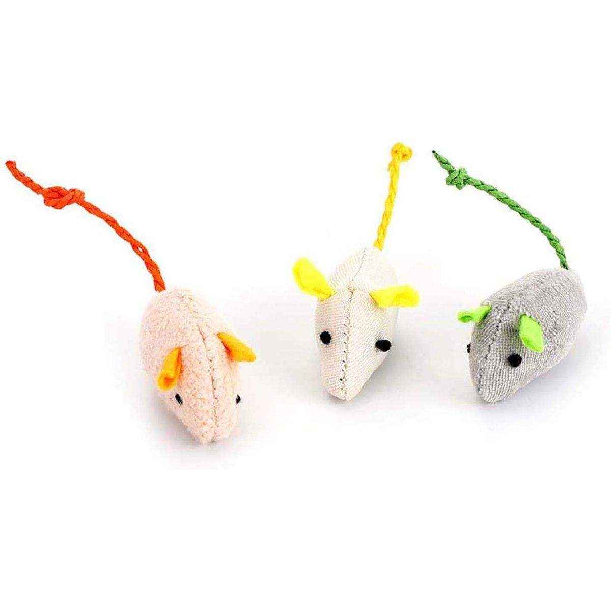 Plush Simulation Catnip Mouse Cat Toy Scratch-Resistant Molar Fun Toy