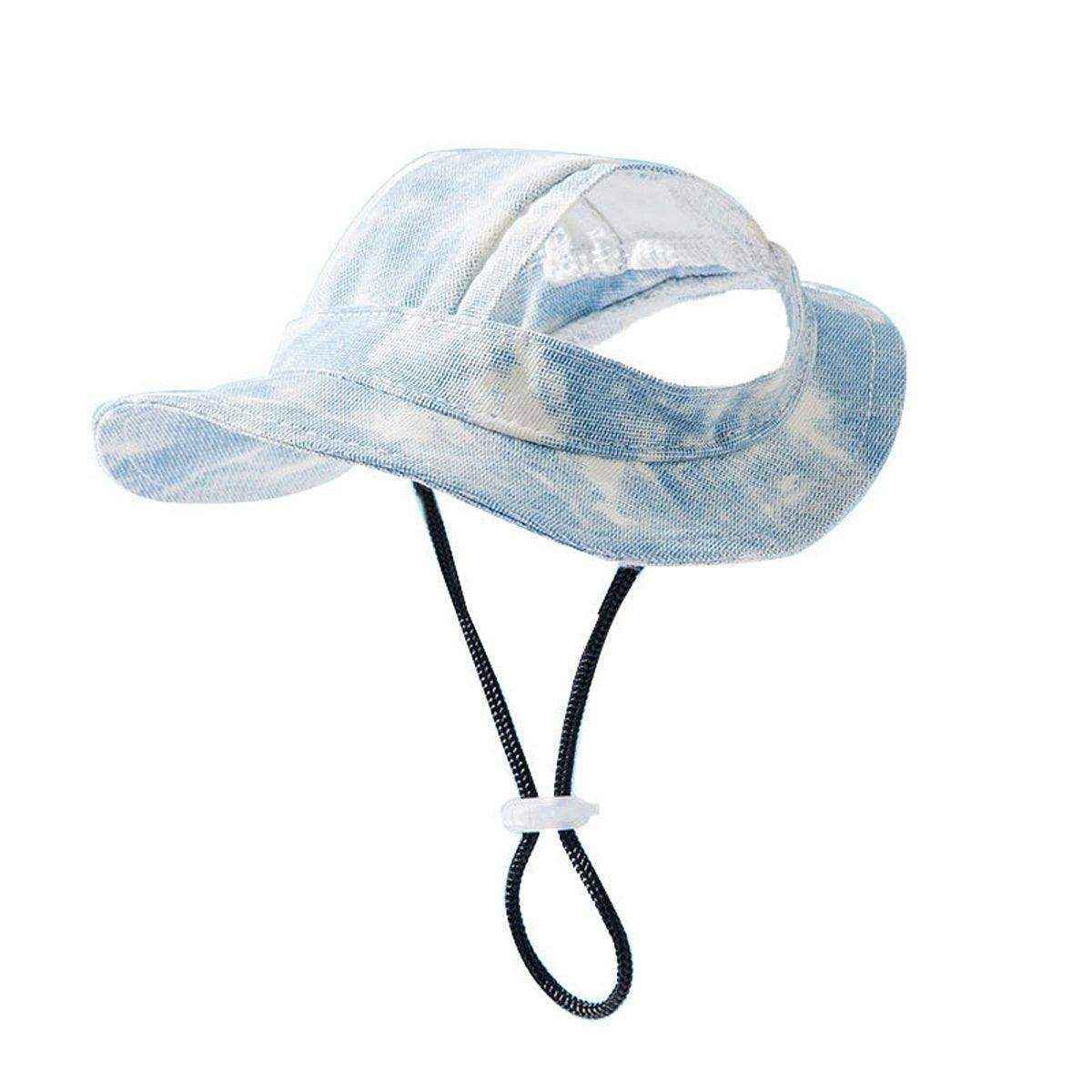 Pet Hat Cute Leaky Ears Anti-shedding Adjustable Fisherman Hat
