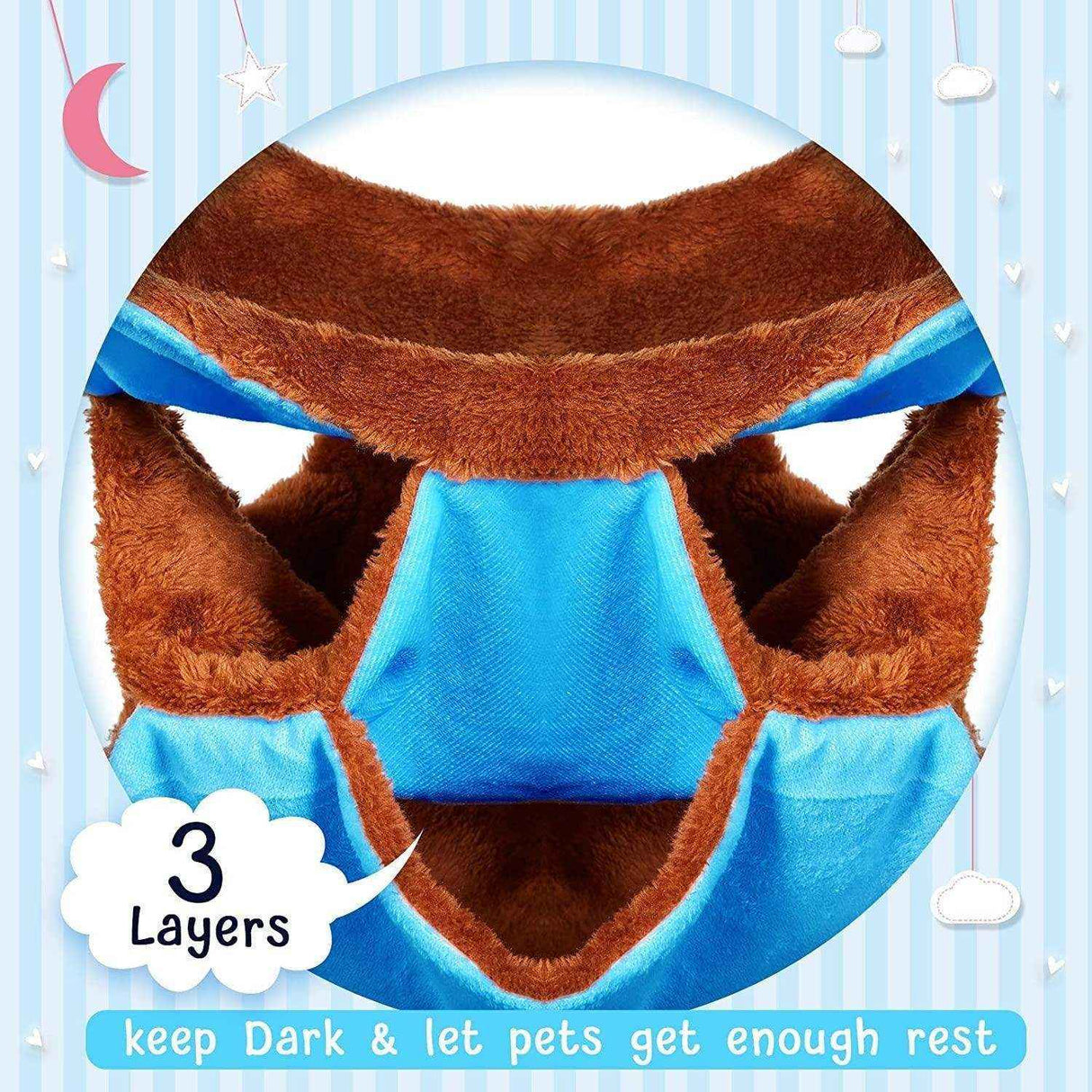 Comfortable Hanging Small Pet Bed Nest Ideal for Hamsters & Mice