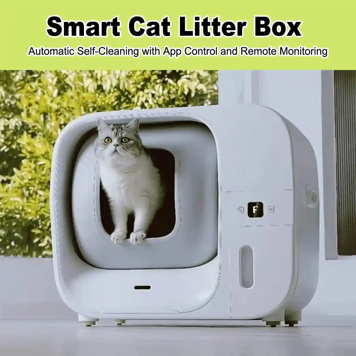 Furbulous Smart Cat Litter Box Automatic Self-Cleaning with App Control Only For Pick Up