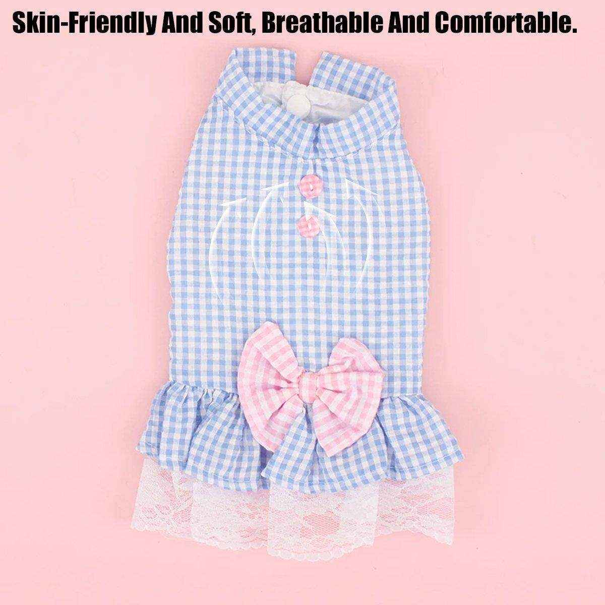 Cute Small Dog Dress Puppy Clothing Pet Apparel Fashion Outfit