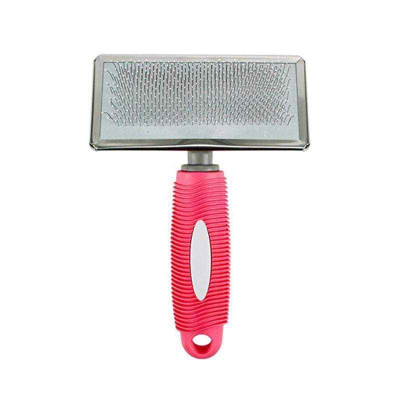 Pet Grooming Slicker Brush – Effective Cat & Dog Deshedding Tool