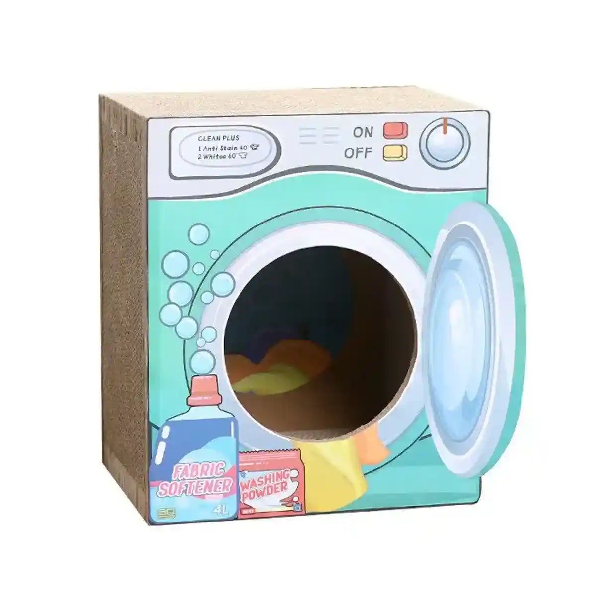 Two-Layer Cat House with Scratch Board Durable & Spacious Design