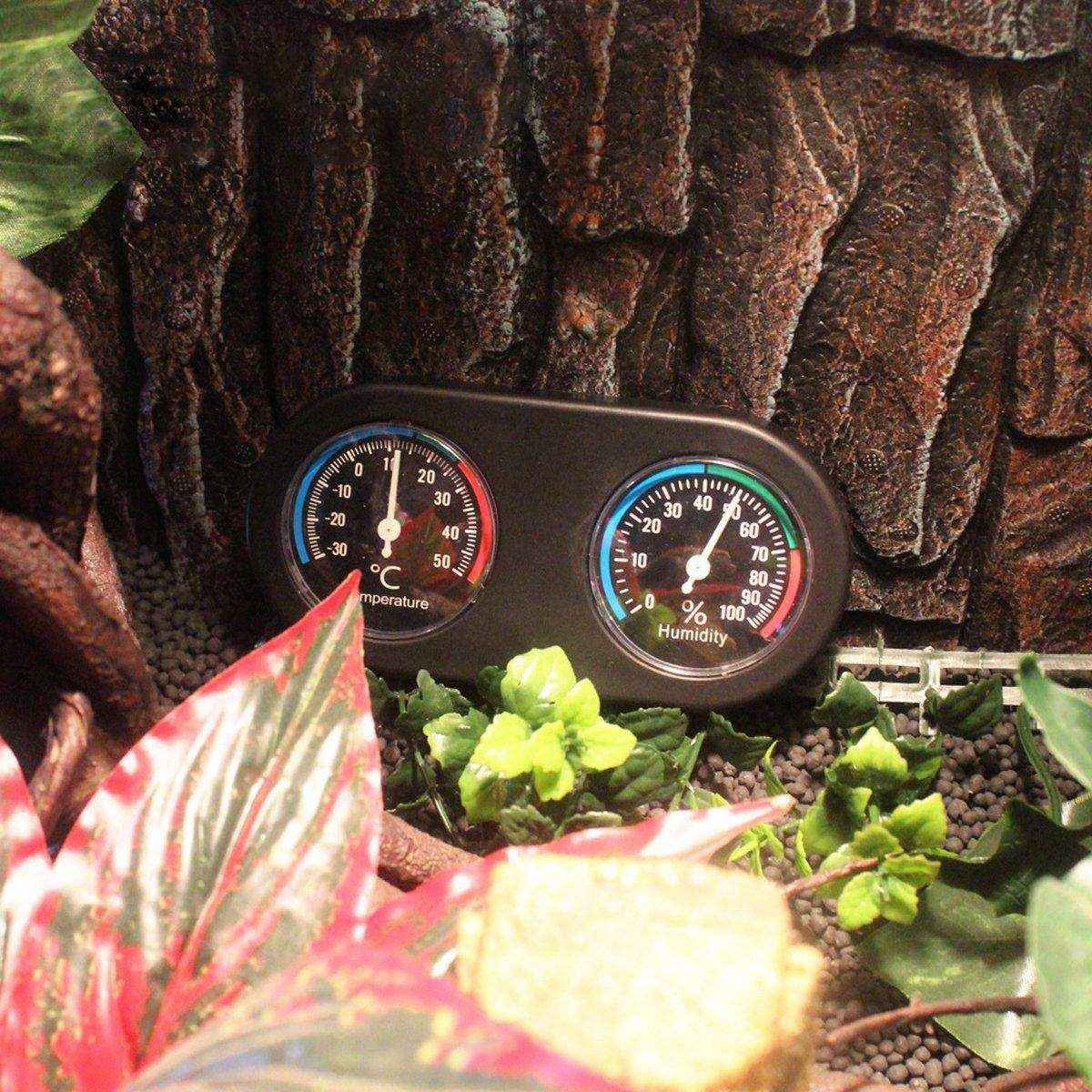 Digital Temperature Humidity Monitor for Reptile Turtle Lizard Spider Tank
