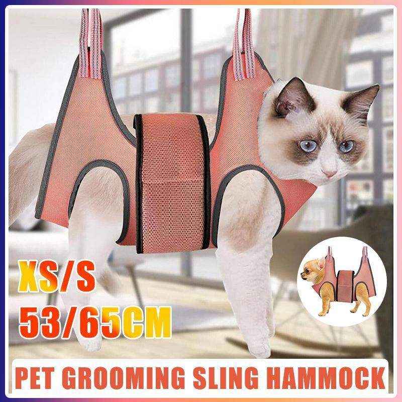 Stress-Free Trimming for Cats and Small Pets with Pet Grooming Hammock