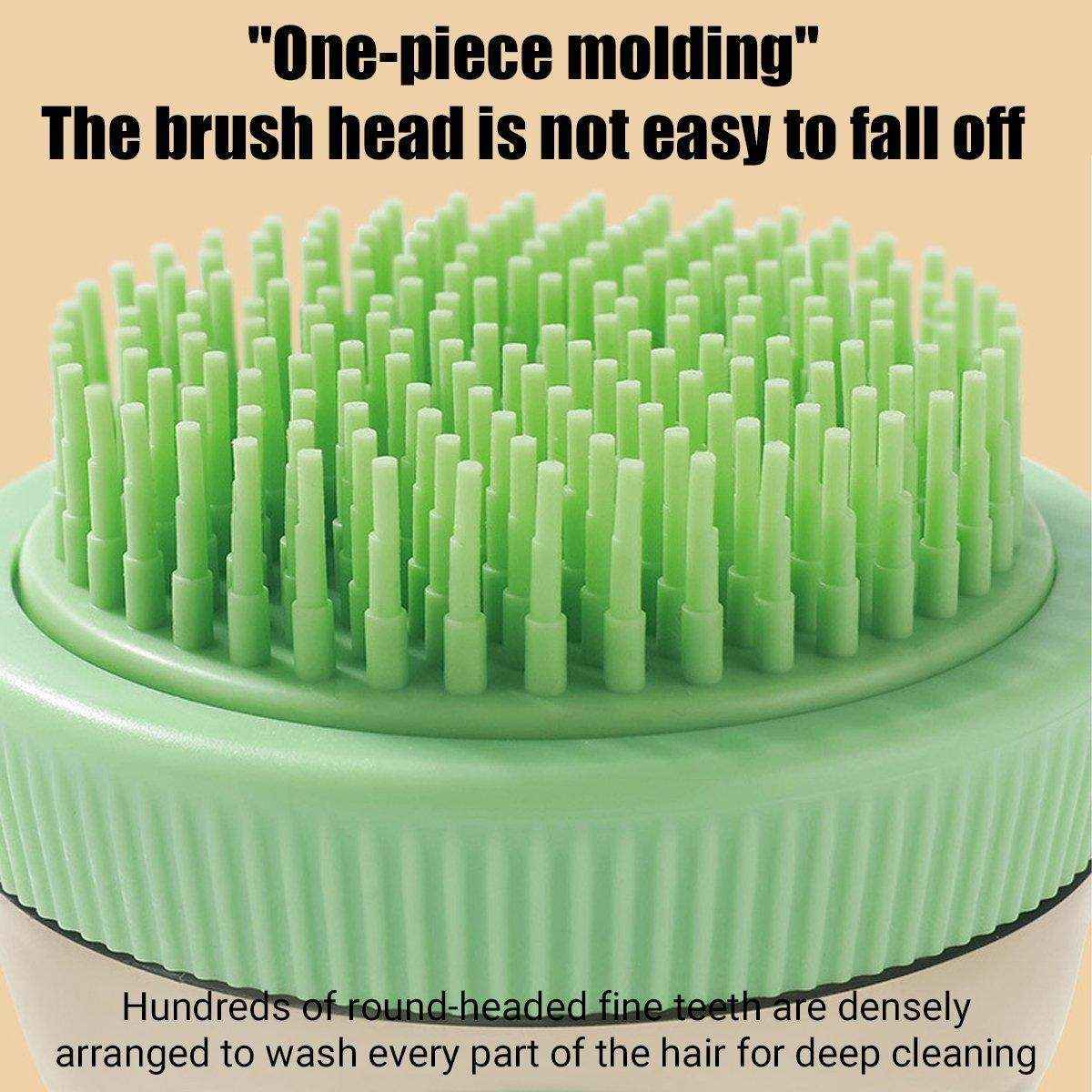 Pet Space Capsule Shower Brush Cat Dog Bath Massage Brush